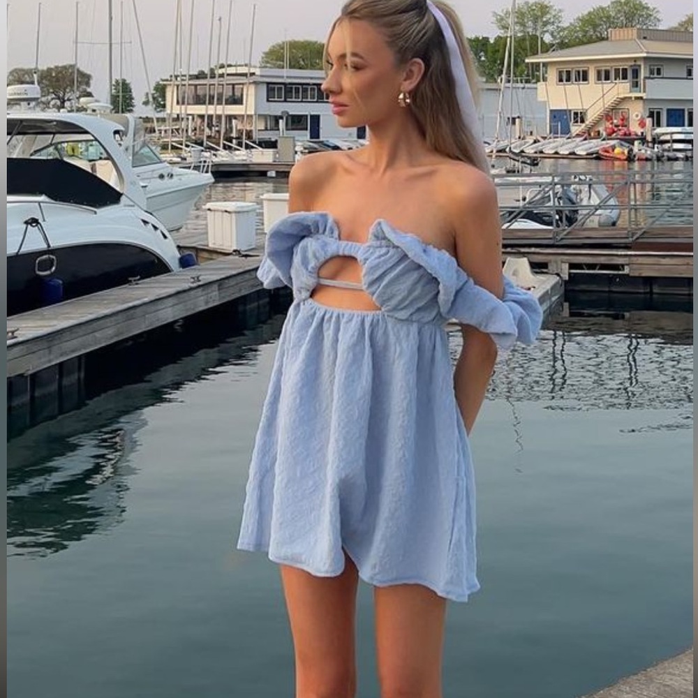Blue Mini Dress